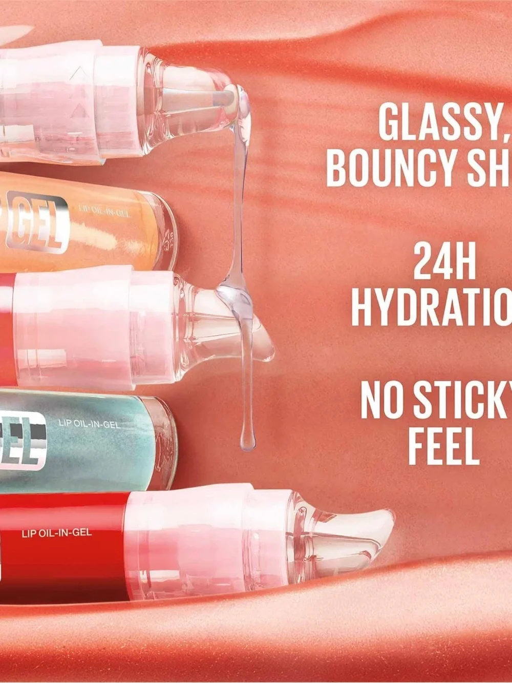 NEW! Maybelline LIFTER GEL OIL-IN-GEL LIP GLOSS W/ HYALURONIC ACID-Sugar Spritz